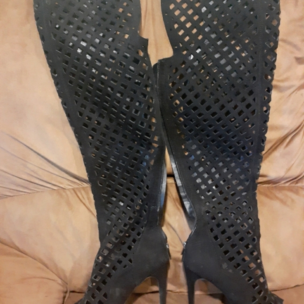 High gladiator boots with heels